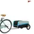 Produktbild 3 för Cykelvagn svart och blå 30 kg järn