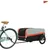 Produktbild 3 för Cykelvagn svart och orange 45 kg järn