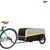 Produktbild 3 för Cykelvagn svart och gul 45 kg järn