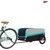Produktbild 3 för Cykelvagn svart och blå 45 kg järn