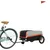 Produktbild 3 för Cykelvagn svart och orange 30 kg järn