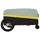 Cykelvagn svart och gul 30 kg järn