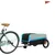 Produktbild 3 för Cykelvagn svart och blå 30 kg järn