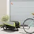 Produktbild för Cykelvagn svart och grön 30 kg järn