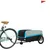 Produktbild 3 för Cykelvagn svart och blå 45 kg järn