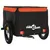 Produktbild 8 för Cykelvagn svart och orange 30 kg järn