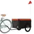 Produktbild 3 för Cykelvagn svart och orange 45 kg järn