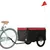 Produktbild 3 för Cykelvagn svart och röd 45 kg järn
