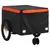 Produktbild 4 för Cykelvagn svart och orange 45 kg järn