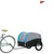 Produktbild 3 för Cykelvagn svart och blå 45 kg järn