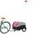 Produktbild 3 för Cykelvagn svart och röd 30 kg järn