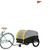 Produktbild 3 för Cykelvagn svart och gul 45 kg järn