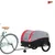 Produktbild 3 för Cykelvagn svart och röd 45 kg järn