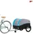 Produktbild 3 för Cykelvagn svart och blå 45 kg järn