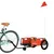 Produktbild 3 för Cykelvagn orange oxfordtyg och järn