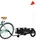 Cykelvagn svart oxfordtyg och järn