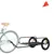 Produktbild 3 för Cykelvagn transport svart 126x63x34 cm järn