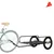 Produktbild 3 för Cykelvagn svart 135x70x37 cm järn