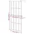 Produktbild 12 för Duschvägg med hylla svart 80x195 cm ESG-glas&aluminium