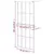 Produktbild 12 för Duschvägg med hylla svart 80x195 cm ESG-glas&aluminium
