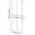 Produktbild 12 för Duschvägg med hylla svart 80x195 cm ESG-glas&aluminium