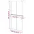 Produktbild 12 för Duschvägg med hylla svart 90x195 cm ESG-glas&aluminium