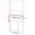 Produktbild 12 för Duschvägg med hylla svart 90x195 cm ESG-glas&aluminium