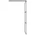 Produktbild 6 för Duschvägg med hylla svart 90x195 cm ESG-glas&aluminium