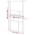 Produktbild 12 för Duschvägg med hylla svart 100x195 cm ESG-glas&aluminium