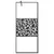 Produktbild 4 för Duschvägg med hylla svart 100x195 cm ESG-glas&aluminium
