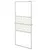 Produktbild 2 för Duschvägg med hylla krom 80x195 cm ESG-glas&aluminium
