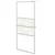 Produktbild 2 för Duschvägg med hylla krom 100x195 cm ESG-glas&aluminium