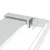 Produktbild 11 för Duschvägg med hylla krom 115x195 cm ESG-glas&aluminium