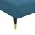 Produktbild 9 för L-formad bäddsoffa blå 275x140x70 cm sammet
