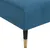 Produktbild 9 för L-formad bäddsoffa blå 271x140x70 cm sammet