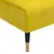 Produktbild 9 för L-formad bäddsoffa gul 271x140x70 cm sammet