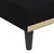 Produktbild 9 för L-formad bäddsoffa svart 275x140x70 cm tyg