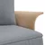 Produktbild 8 för L-formad bäddsoffa ljusgrå 279x140x70 cm tyg