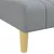 Produktbild 9 för L-formad bäddsoffa ljusgrå 279x140x70 cm tyg