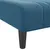 Produktbild 9 för L-formad bäddsoffa blå 260x140x70 cm sammet