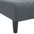 Produktbild 9 för L-formad bäddsoffa mörkgrå 260x140x70 cm sammet