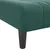Produktbild 9 för L-formad bäddsoffa mörkgrön 260x140x70 cm sammet