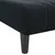 Produktbild 9 för L-formad bäddsoffa svart 260x140x70 cm sammet
