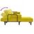 Produktbild 6 för L-formad bäddsoffa gul 260x140x70 cm sammet