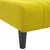 Produktbild 9 för L-formad bäddsoffa gul 260x140x70 cm sammet
