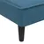 Produktbild 9 för L-formad bäddsoffa blå 255x140x70 cm sammet