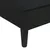 Produktbild 9 för L-formad bäddsoffa svart 255x140x70 cm sammet