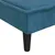Produktbild 10 för L-formad bäddsoffa blå 255x140x70 cm sammet