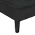 Produktbild 10 för L-formad bäddsoffa svart 255x140x70 cm sammet