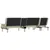 Produktbild 6 för L-formad bäddsoffa gräddvit 255x140x70 cm konstläder